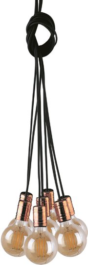 Nowodvorski 9746 CABLE BLACK/COPPER lampa wisząca