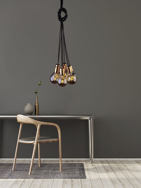 Nowodvorski 9746 CABLE BLACK/COPPER lampa wisząca