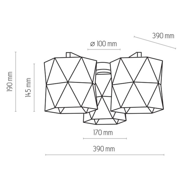 TK Lighting 1042 SIRO lampa sufitowa