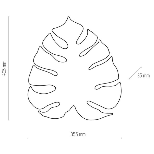 TK Lighting 1354 MONSTERA kinkiet