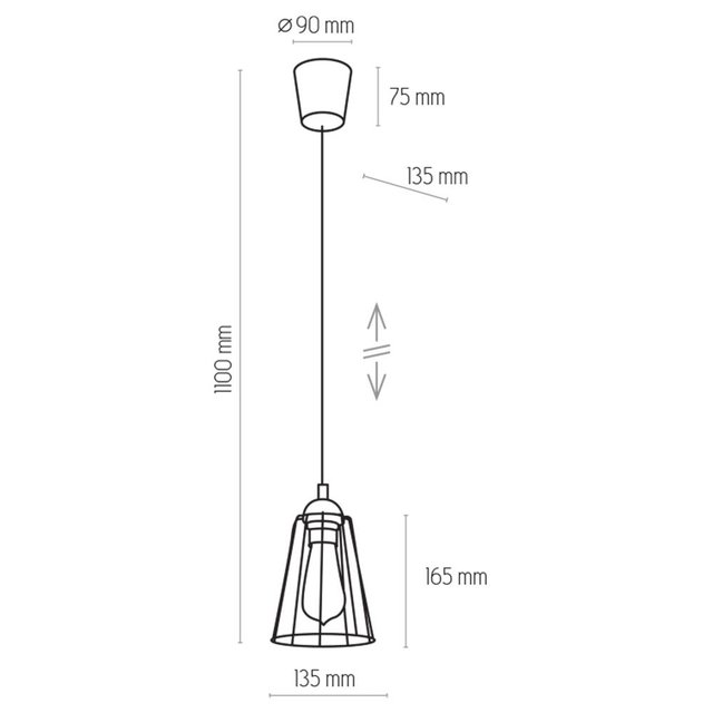 TK Lighting 1641 GALAXY lampa wisząca