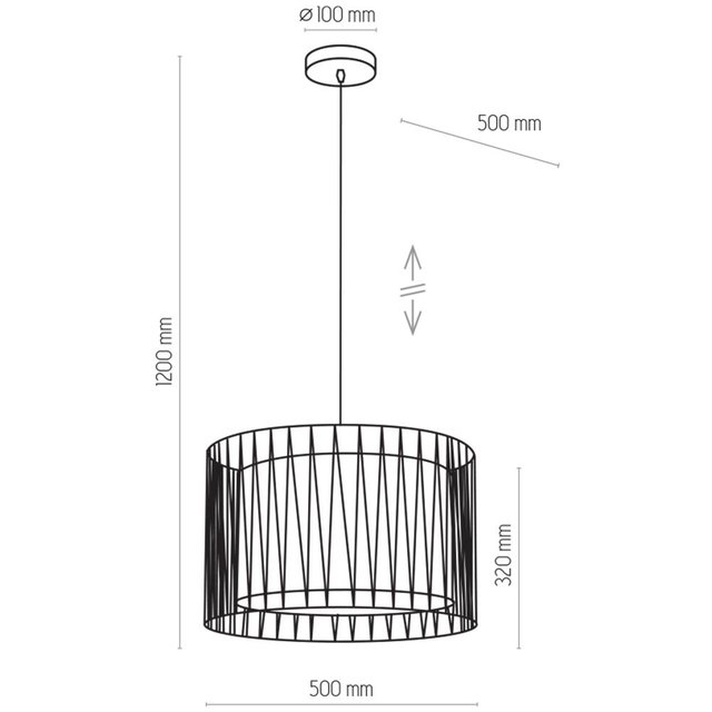 TK Lighting 1655 HARMONY lampa wisząca