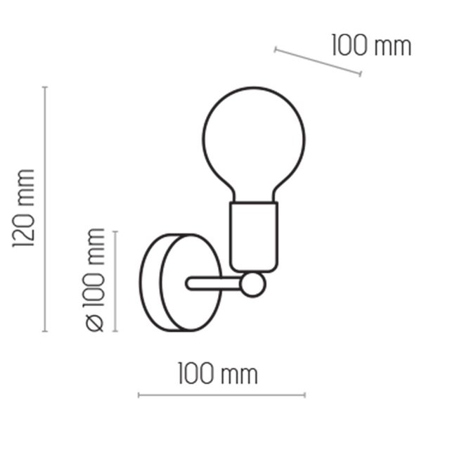 TK Lighting 1900 RETRO kinkiet