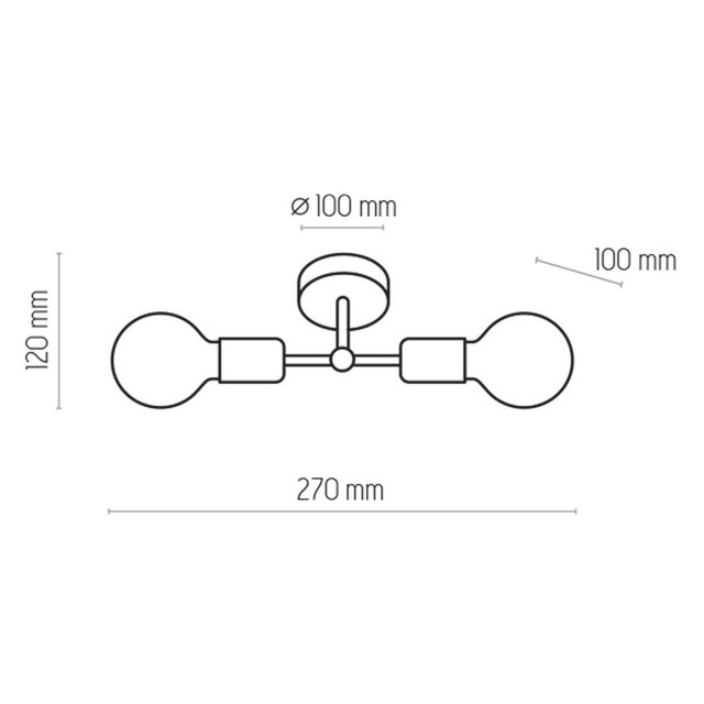 TK Lighting 1902 RETRO lampa sufitowa