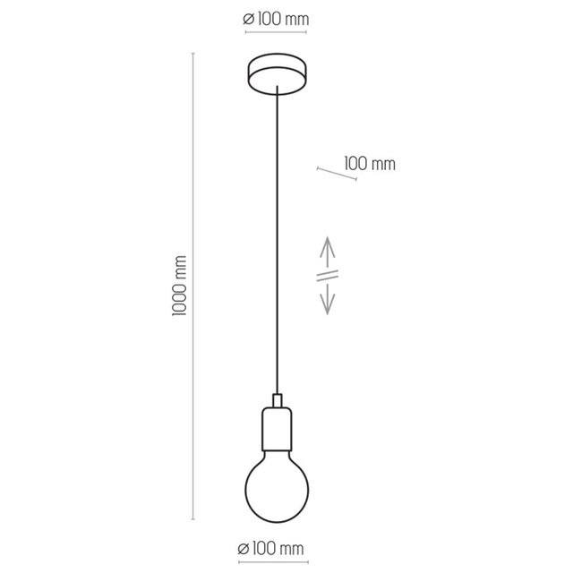 TK Lighting 1903 RETRO lampa wisząca