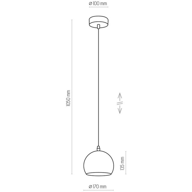 TK Lighting 2080 YODA lampa wisząca