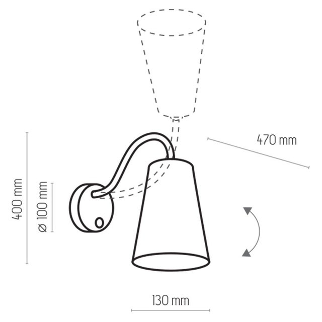TK Lighting 2445 WIRE kinkiet