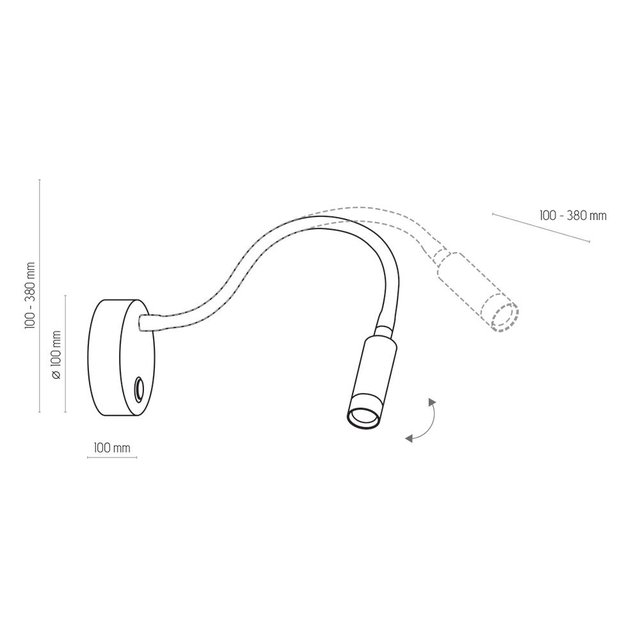 TK Lighting 2450 LAGOS kinkiet