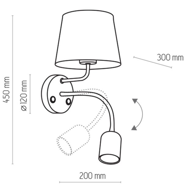 TK Lighting 2535 MAJA kinkiet