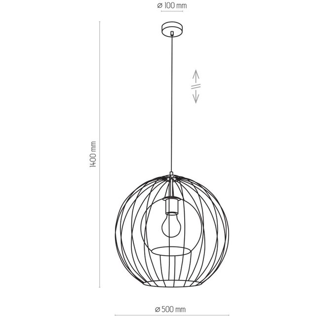 TK Lighting 2552 UNIVERSO lampa wisząca