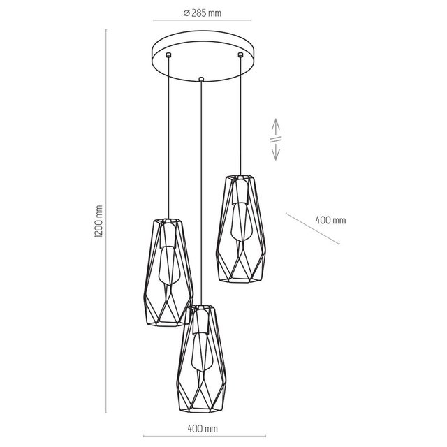 TK Lighting 2697 LUGO lampa wisząca