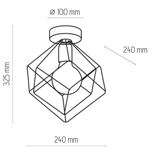 TK Lighting 2702 ALAMBRE lampa sufitowa