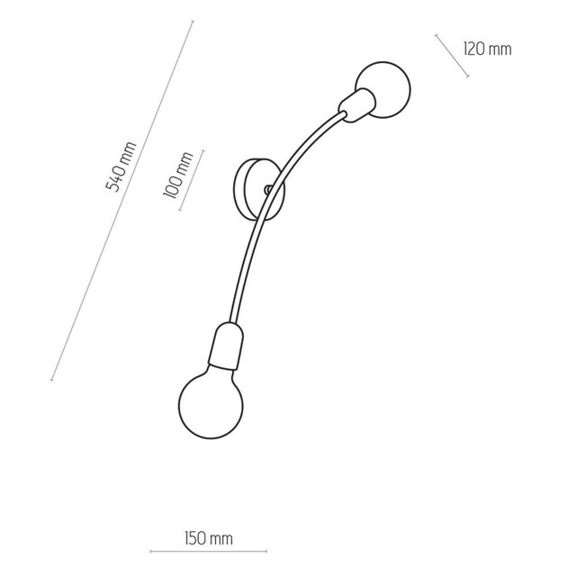TK Lighting 2721 HELIX kinkiet