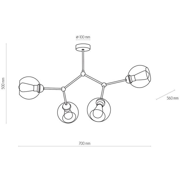 TK Lighting 2730 FAIRY lampa sufitowa