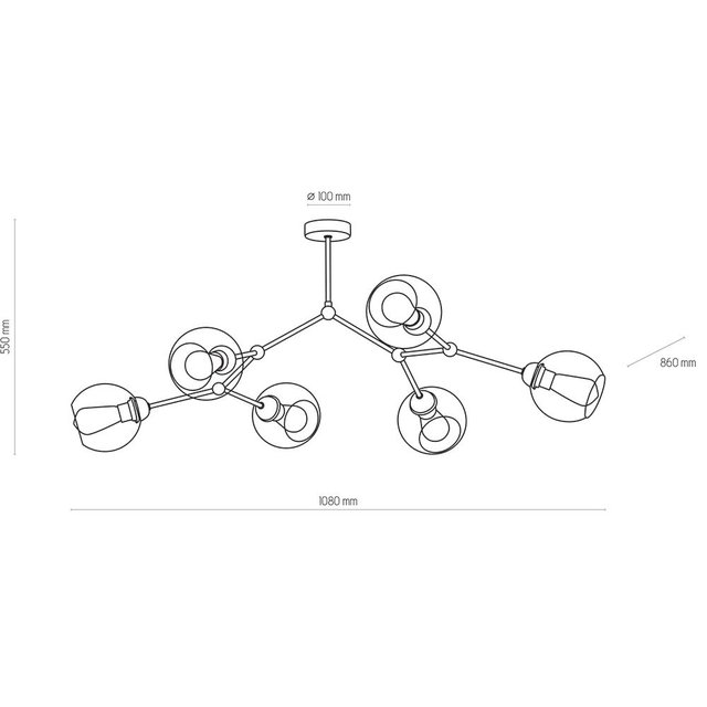 TK Lighting 2731 FAIRY lampa sufitowa
