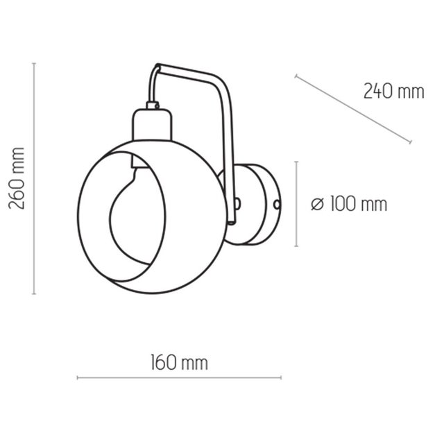 TK Lighting 2740 CYKLOP kinkiet