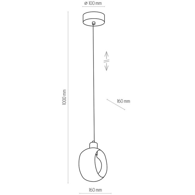 TK Lighting 2741 CYKLOP lampa wisząca