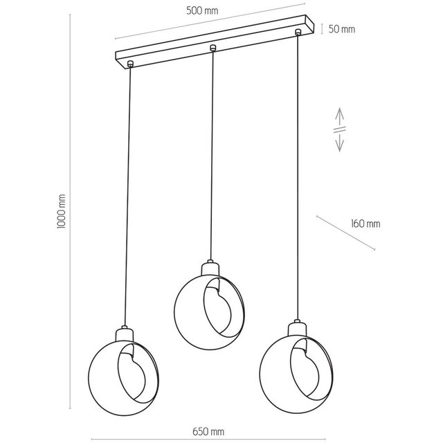 TK Lighting 2743 CYKLOP lampa wisząca