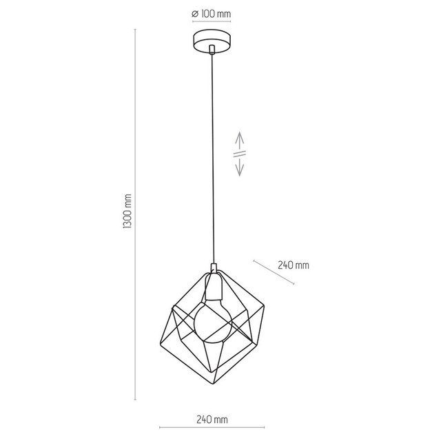 TK Lighting 2777 ALAMBRE lampa wisząca