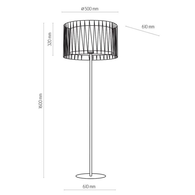 TK Lighting 2899 HARMONY lampa podłogowa