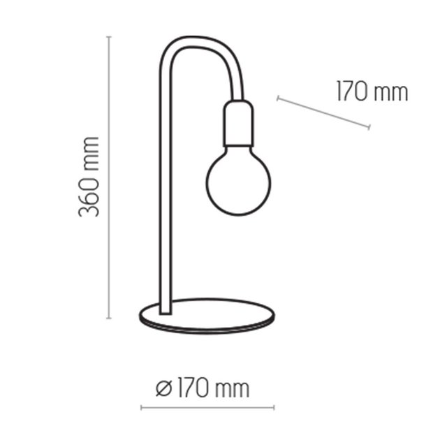 TK Lighting 3023 RETRO lampka nocna