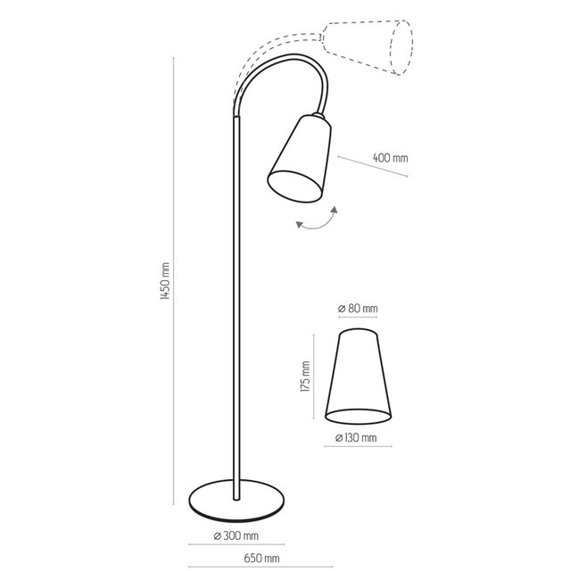 TK Lighting 3082 WIRE lampa podłogowa