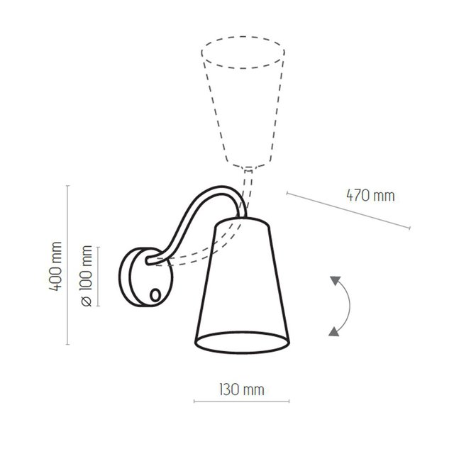 TK Lighting 3240 WIRE kinkiet