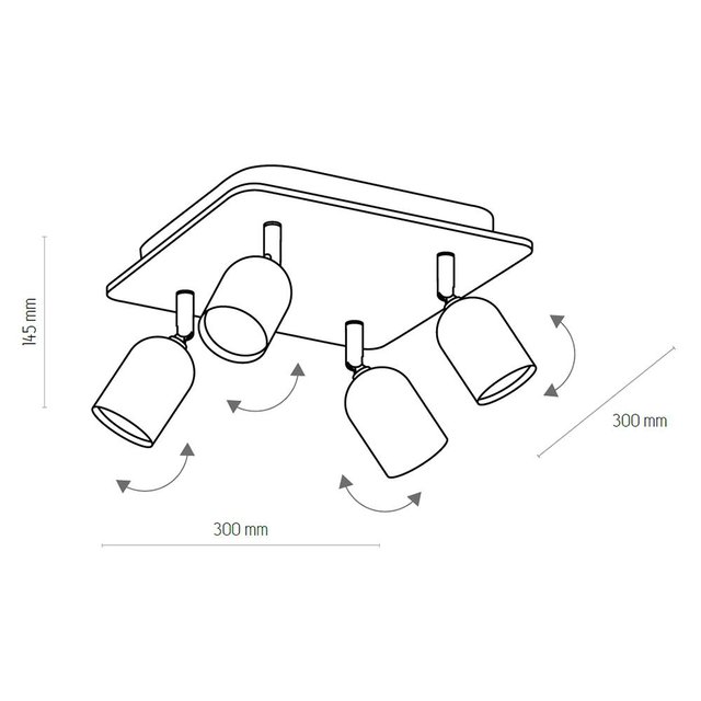 TK Lighting 3293 TOP lampa sufitowa
