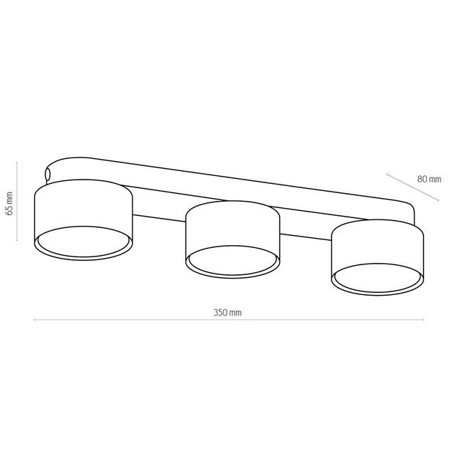 TK Lighting 3400 SPACE lampa sufitowa