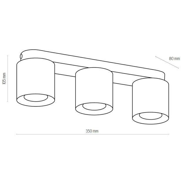TK Lighting 3413 VICO lampa sufitowa