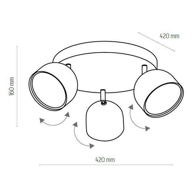 TK Lighting 3423 ALTEA lampa sufitowa