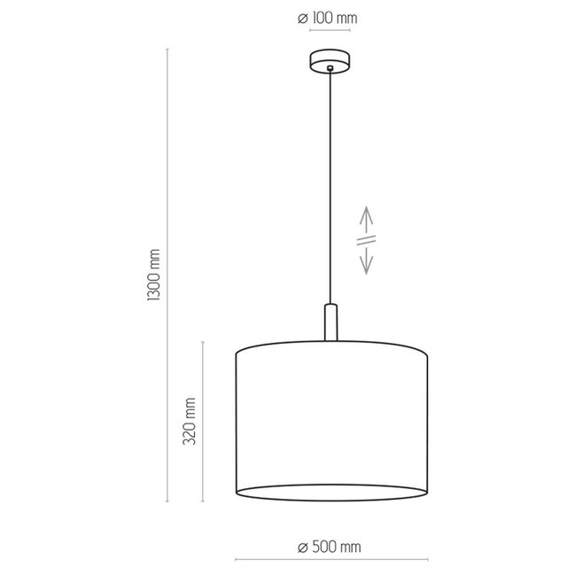TK Lighting 4107 DEVA lampa wisząca