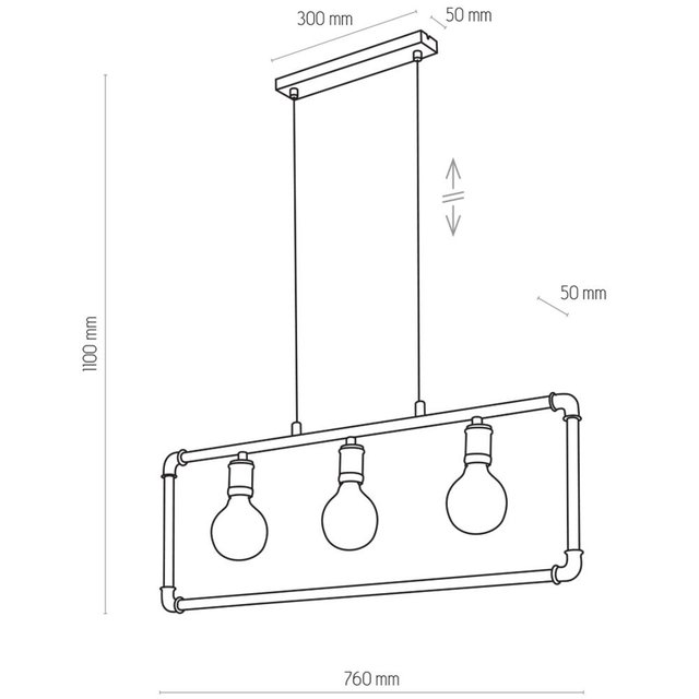 TK Lighting 4146 HYDRIA lampa wisząca