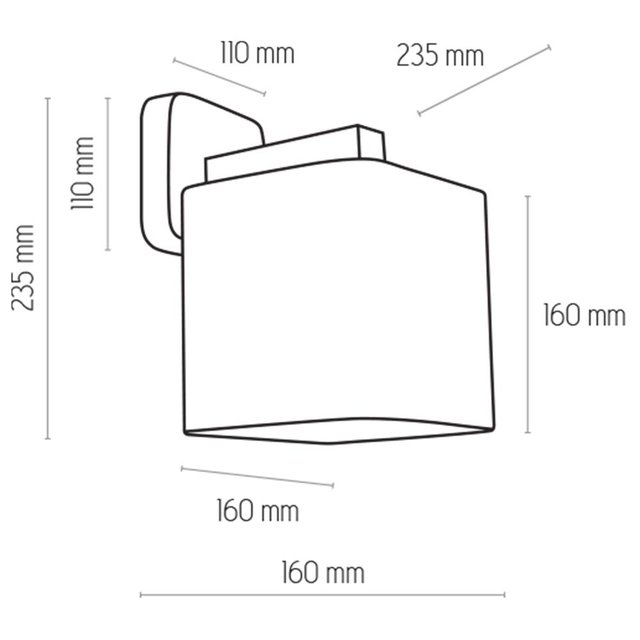 TK Lighting 4161 TORA kinkiet