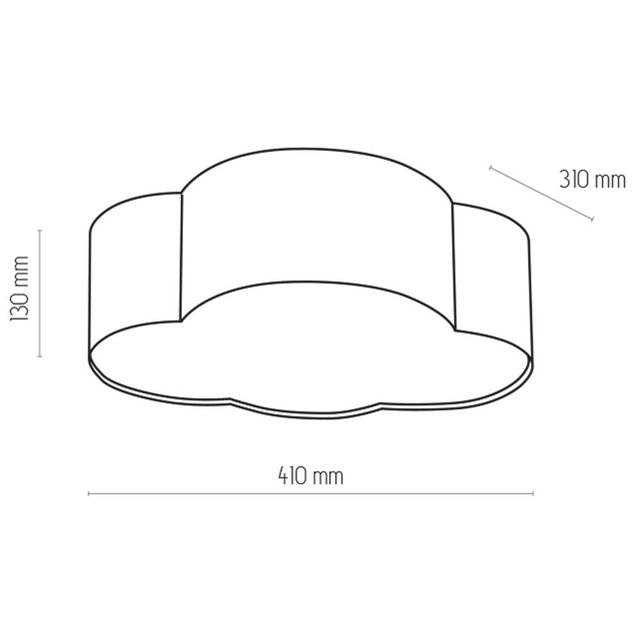 TK Lighting 4230 CLOUD plafon