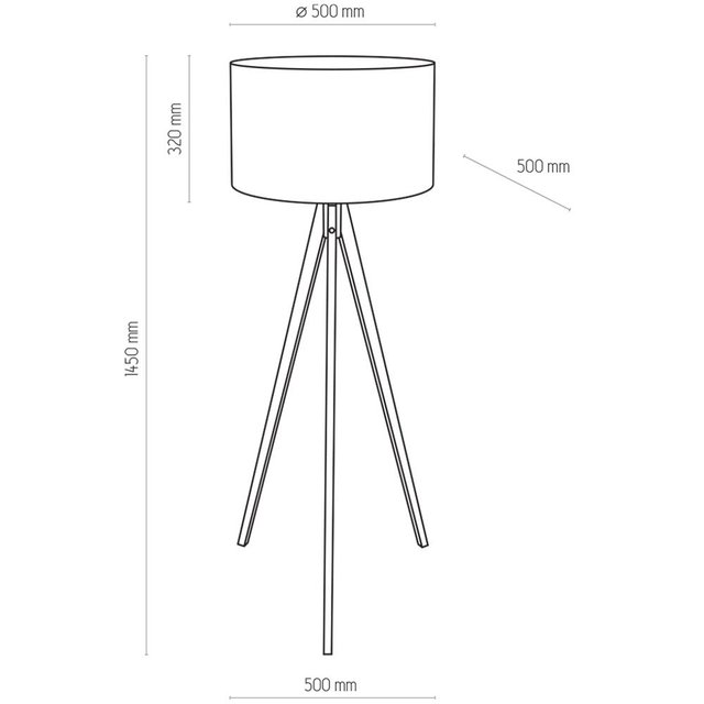 TK Lighting 5040 TREVISO lampa podłogowa