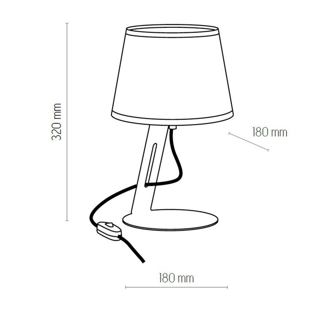 TK Lighting 5133 GRACJA lampka nocna