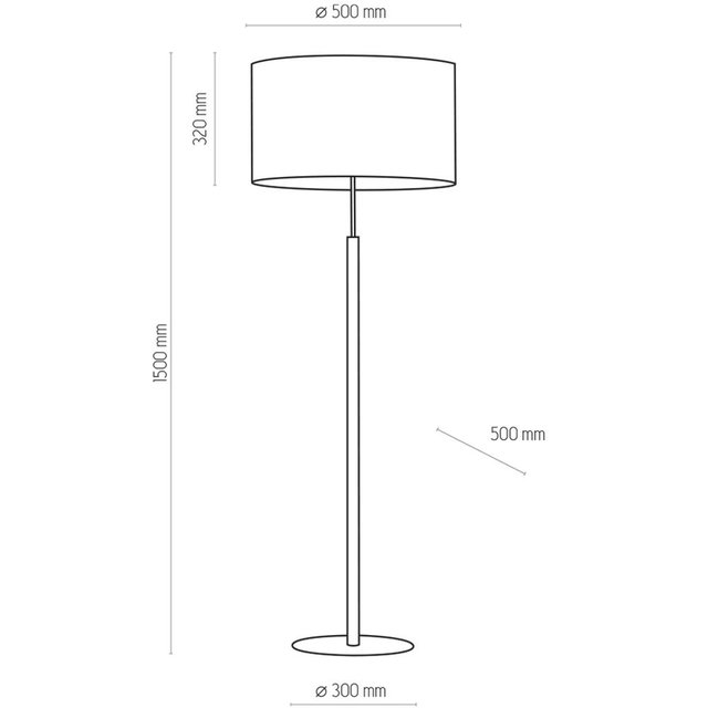 TK Lighting 5216 DEVA lampa podłogowa
