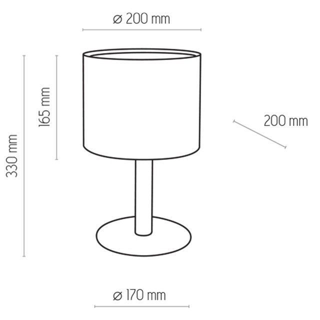 TK Lighting 5217 DEVA lampka nocna