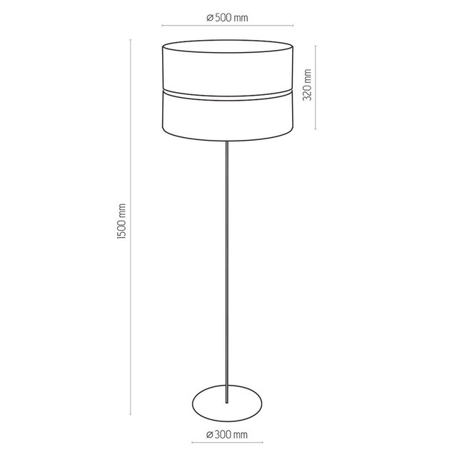 TK Lighting 5470 HILTON lampa podłogowa