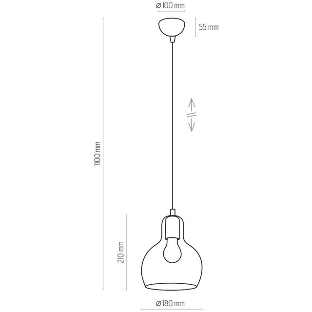 TK Lighting 602 MANGO lampa wisząca